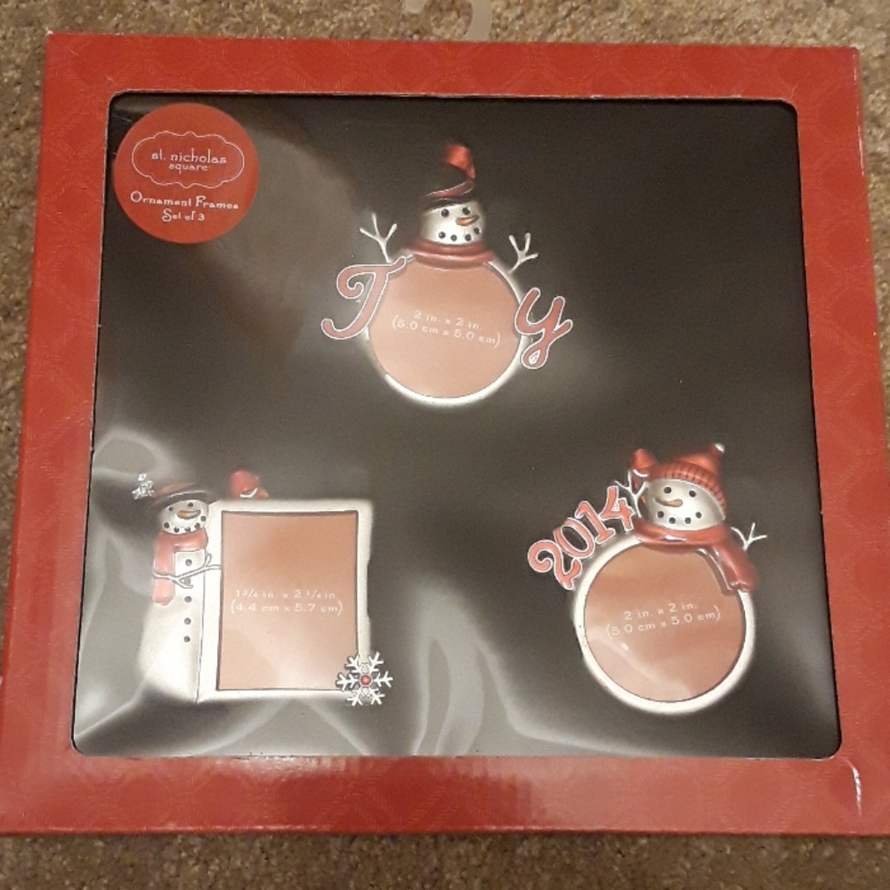 (3 for $20) NWT christmas ornament set circa 2014